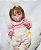 Bebê Reborn Menina Coco Malu 40 Cm Olhos Abertos Silicone Sólido Bebê Graciosa Com Lindo Enxoval - Imagem 1