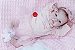 Boneca Bebê Reborn Menina Shyann 43 Cm Olhos Abertos Bebê Perfeitinha E Realista Com Lindo Enxoval - Imagem 1