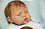 Bebê Reborn Menino Nod 45 Cm Olhos Fechados Super Realista Lindo Bebê Em Silicone Sólido Molinho - Imagem 4