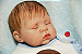 Bebê Reborn Menino Nod 45 Cm Olhos Fechados Super Realista Lindo Bebê Em Silicone Sólido Molinho - Imagem 2