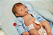 Bebê Reborn Menino Nod 45 Cm Olhos Fechados Super Realista Lindo Bebê Em Silicone Sólido Molinho - Imagem 1