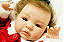 Bebê Reborn Menina Shyann 43 Cm Olhos Abertos Bebê Artesanal Sofisticada Realista Oferta De Natal - Imagem 1