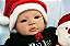 Bebê Reborn Menina Shyann 43 Cm Olhos Super Promoção De Natal Acompanha Enxoval E Acessórios - Imagem 4