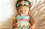 Bebê Reborn Menina Victória 58 Cm Olhos Abertos Corpo Silicone Sólido Com Enxoval E Acessórios - Imagem 1