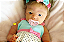 Bebê Reborn Menina Victória 58 Cm Olhos Abertos Corpo Silicone Sólido Com Enxoval E Acessórios - Imagem 2
