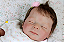 Boneca Bebê Reborn Menina Heather 55 Cm Olhos Fechados Princesinha Linda Bebê Com Enxoval Completo - Imagem 2