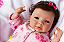 Bebê Reborn Menina Shyann 43 Cm Olhos Abertos Bebê Sofisticada Acompanha Lindo Enxoval E Chupeta - Imagem 3