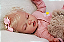 Bebê Reborn Menina Arilella 53 Cm Olhos Fechados Bebê Loirinha Em Bebê Silicone Sólido Com Enxoval - Imagem 3
