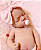 Boneca Bebê Reborn Menina Irmã Da Charlotte 50 Cm Olhos Fechados Toda Em Silicone Sólido Molinho - Imagem 2