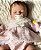 Bebê Reborn Menina Irmã Da Charlotte 50 Cm Olhos Fechados Bebê Silicone Sólido Molinho Super Realista - Imagem 3