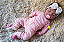 Bebê Reborn Menina Irmã Da Charlotte 50 Cm Olhos Fechados Em Silicone Sólido Um Verdadeiro Presente - Imagem 4