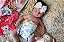 Bebê Reborn Menina Irmã Da Charlotte 50 Cm Olhos Fechados Em Silicone Sólido Um Verdadeiro Presente - Imagem 3