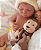 Bebê Reborn Menina Irmã Da Charlotte 50 Cm Olhos Fechados Princesinha Recém Nascida Em Silicone Sólido - Imagem 4