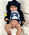 Bebê Reborn Menino Silicone Sólido 50 Cm Olhos Abertos Parece Um Bebê De Verdade Lindo E Perfeito - Imagem 1