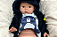 Bebê Reborn Menino Silicone Sólido 50 Cm Olhos Abertos Parece Um Bebê De Verdade Lindo E Perfeito - Imagem 4