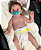 Bebê Reborn Menino Silicone Sólido 50 Cm Olhos Abertos Com Chupeta Detalhes De Um Bebê De Verdade - Imagem 2