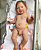 Bebê Reborn Menino Silicone Sólido 60 Cm Olhos Abertos Modelo Toddler Criança Grande Parece De Verdade - Imagem 4