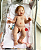 Bebê Reborn Menino Silicone Sólido 60 Cm Olhos Abertos Modelo Toddler Criança Grande Parece De Verdade - Imagem 2