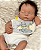 Bebê Reborn Menino Silicone Sólido 47 Cm Olhos Fechados Bebê Gordinho Muito Fofo Com Chupeta E Enxoval - Imagem 4