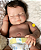 Bebê Reborn Menino Silicone Sólido 47 Cm Olhos Fechados Parece De Verdade Um Verdadeiro Presente - Imagem 4