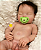 Bebê Reborn Menino Silicone Sólido 47 Cm Olhos Fechados Parece De Verdade Um Verdadeiro Presente - Imagem 2