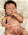 Bebê Reborn Menino Silicone Sólido 47 Cm Olhos Fechados Parece De Verdade Um Verdadeiro Presente - Imagem 1