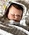 Bebê Reborn Menino Silicone Sólido 47 Cm Olhos Fechados Bebê Reborn Gordinho Super Realista Com Chupeta - Imagem 2