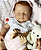 Boneca Bebê Reborn Menina Silicone Sólido 47 Cm Olhos Fechados Bebê Gordinha Perfeita e Sofisticada - Imagem 2