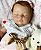 Boneca Bebê Reborn Menina Silicone Sólido 47 Cm Olhos Fechados Bebê Gordinha Perfeita e Sofisticada - Imagem 1