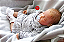 Bebê Reborn Menino Silicone Sólido 47 Cm Olhos Fechados Lindo Bebê Gordinho Realista Pode Dar Banho - Imagem 2
