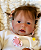 Bebê Reborn Menina Silicone Sólido 50 Cm Olhos Abertos Pode Dar Banho Acompanha Enxoval E Acessórios - Imagem 2