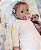 Boneca Bebê Reborn Menina Silicone Sólido 50 Cm Olhos Abertos Acompanha Lindo Enxoval E Chupeta - Imagem 1