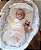 Boneca Bebê Reborn Menina Silicone Sólido 50 Cm Olhos Abertos Acompanha Lindo Enxoval E Chupeta - Imagem 4