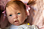 Bebê Reborn Menina Silicone Sólido 50 Cm Olhos Abertos Pode Dar Banho Princesinha Linda E Perfeita - Imagem 2