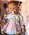 Bebê Reborn Menina Silicone Sólido 50 Cm Olhos Abertos Pode Dar Banho Princesinha Linda E Perfeita - Imagem 3