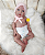 Boneca Bebê Reborn Menina Silicone Sólido 50 Cm Olhos Abertos Linda Princesa Com Enxoval Pode Dar Banho - Imagem 1