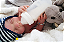 Bebê Reborn Menino Charlotte 46 Cm Olhos Fechados Silicone Sólido Parece Um Bebê De Verdade - Imagem 1