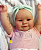 Bebê Reborn Menina Maddie 60 Cm Olhos Abertos Bebê Gordinha Sorridente Com Acessórios E Enxoval Promoção - Imagem 2
