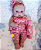 Bebê Reborn Menina Silicone Sólido 30 Cm Olhos Abertos Detalhes Reais Bebê Loirinha Recém Nascida - Imagem 1
