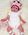 Bebê Reborn Menina Silicone Sólido 50 Cm Olhos Abertos Parece De Verdade Um Verdadeiro Presente - Imagem 1