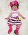 Boneca Bebê Reborn Menina Silicone Sólido 50 Cm Olhos Abertos Pode Dar Banho Acompanha Lindo Enxoval - Imagem 3