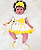 Bebê Reborn Menina Silicone Sólido 50 Cm Olhos Abertos Princesa Perfeita E Realista Pode Dar Banho - Imagem 3