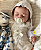 Bebê Reborn Menina Silicone Sólido 43 Cm Olhos Fechados Bebê Parece De Verdade Com Lindo Enxoval - Imagem 2