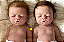 Bebê Reborn Menina E Menino Gêmeos Silicone Sólido 43 Cm Olhos Fechados Acompanha Acessórios - Imagem 4