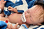 Bebê Reborn Menino Silicone Sólido 43 Cm Olhos Fechados Pode Tomar Banho Acomanha Enxoval E Chupeta - Imagem 1