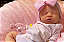 Bebê Reborn Menina Silicone Sólido 43 Cm Olhos Fechados Bebê Reborn Mais Realista Acompanha Acessórios - Imagem 4