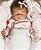 Boneca Bebê Reborn Menina Silicone Sólido 43 Cm Olhos Fechados Bebê Dormindo Chupando Chupeta - Imagem 2