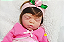 Bebê Reborn Menina Toda Em Silicone Sólido 34 Cm Olhos Fechados Detalhes Reais Bebê Linda Recém Nascida - Imagem 1
