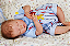 Bebê Reborn Menino Noah 49 Cm Olhos Fechados Muito Fofo Com Detalhes Reais De Um Bebê De Verdade - Imagem 2