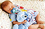Bebê Reborn Menino Noah 49 Cm Olhos Fechados Muito Fofo Com Detalhes Reais De Um Bebê De Verdade - Imagem 1